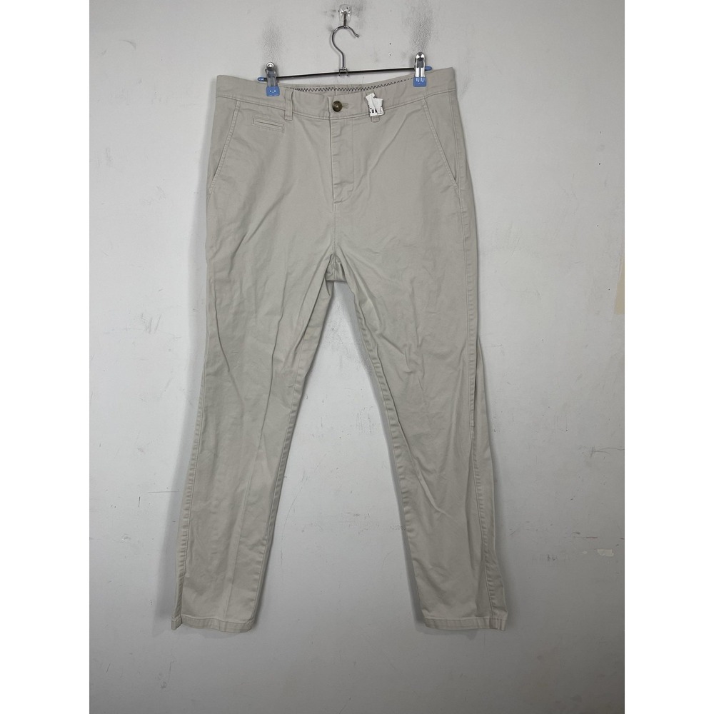 Johnnie-O Pants Mens 35x34 Beige Classic Chino Preppy Stretch Golf Straight